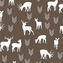 Deer Silhouette in Timber