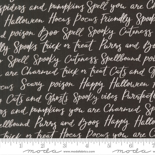 Happy Halloween in Black
