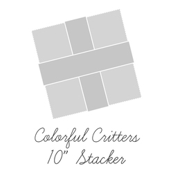 Colorful Critters 10" Square Pack