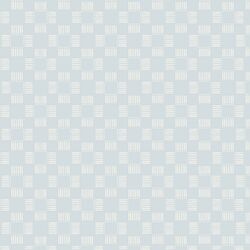Woven Basket Checks in Pastel Blue