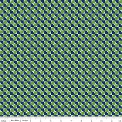 Geo Swirl in Green