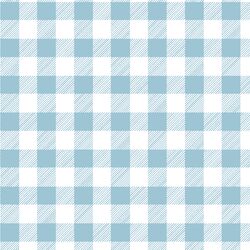 Medium Buffalo Plaid in Bluebell