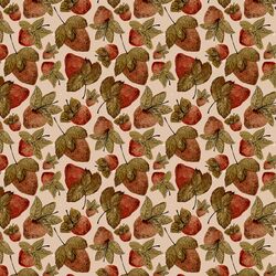 Small Strawberry Harvest in Dusty Pink