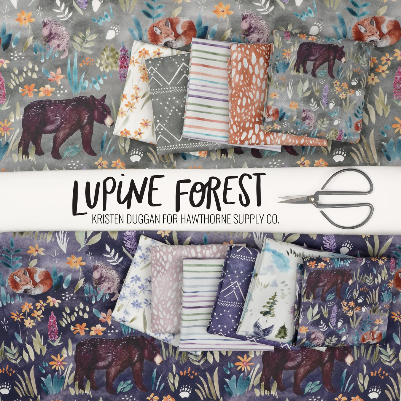 Lupine Forest Poster Image