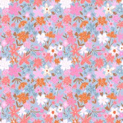 Heavenly Florals in Blue Skies