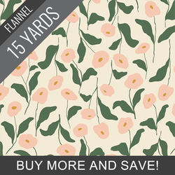 Mountain Flora Flannel in Bloom - 15 Yard Bolt