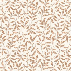 Valley Leaf in Fawn on Cream
