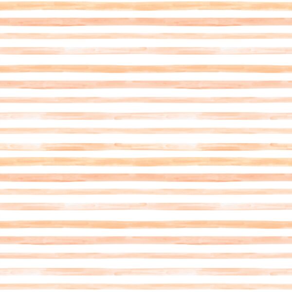 Watercolor Stripe in Peach