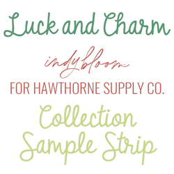 Luck and Charm Sample Strip