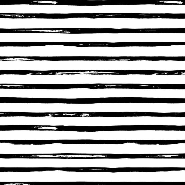 Watercolor Stripes in Black