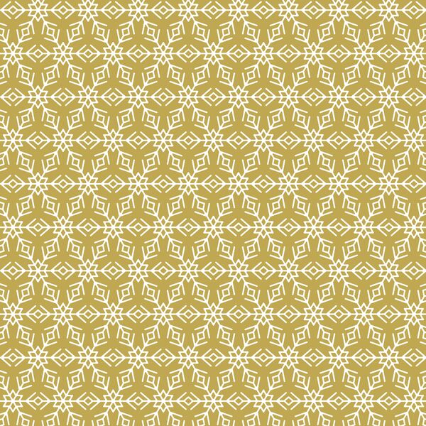 Snow Mosaic in Golden Bell