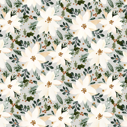 Poinsettia in Whisper Gray