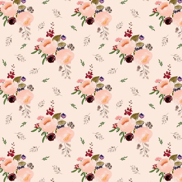 Small Woodland Trail Bouquet in Soft Peach