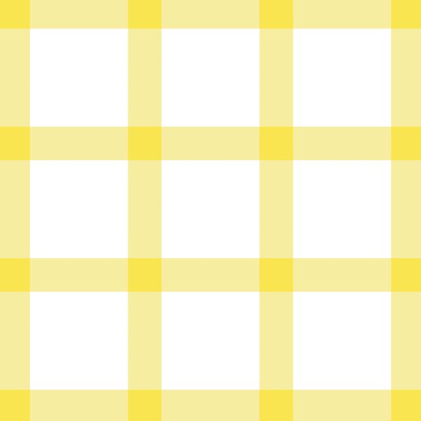 Big Summer Gingham Check in Dandelion