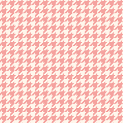 Small Houndstooth in Bubble Gum