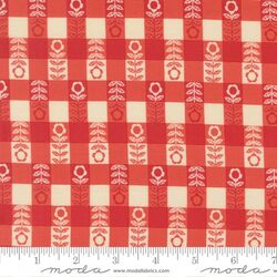 Flower Plaid in Barn