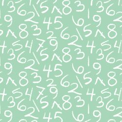 Tossed Numbers in Seaglass