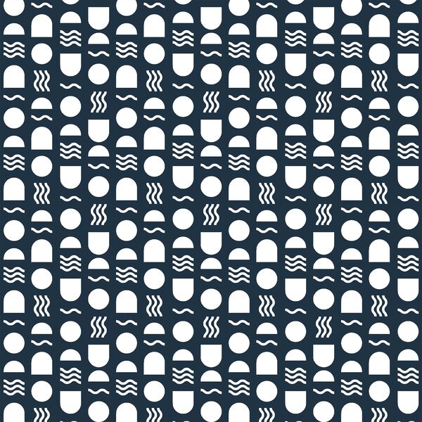 Heatwave Geo in Navy