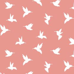 Hummingbird Silhouette in Tulip