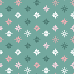Bon Bon Christmas Stars in Mint Green