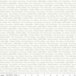 Names in Cream