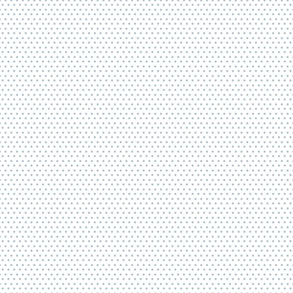 Small Winter Dot in Cashmere Blue on White