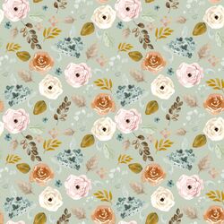 Desert Garden in Succulent Green