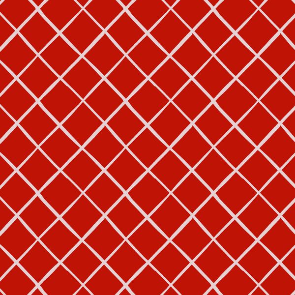 Large Check in Red