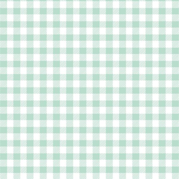Small Buffalo Plaid in Mint