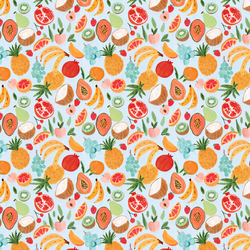 Little Fruit Cocktail in Sea