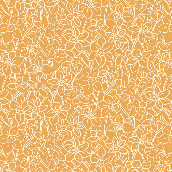 Sketched Daffodils in Daisy