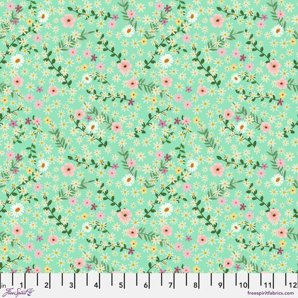 Happy Petals in Mint