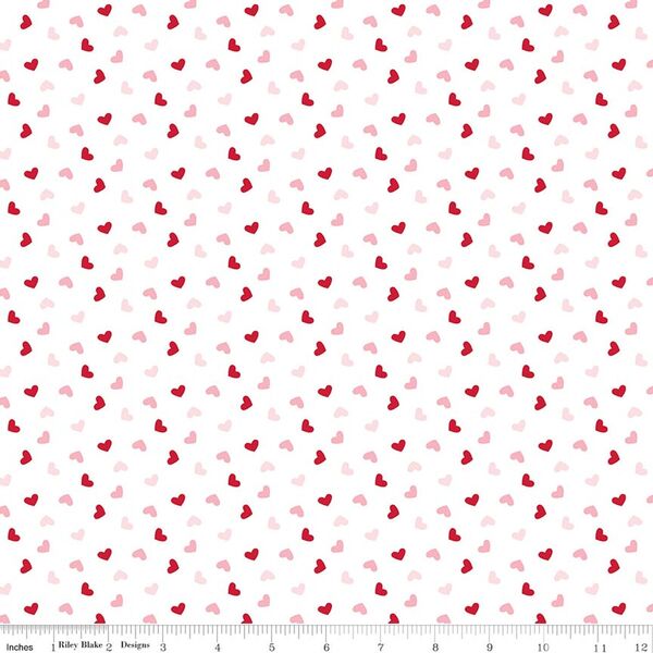 Heart Toss in White