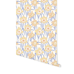 Daffodil Fields in Light Periwinkle