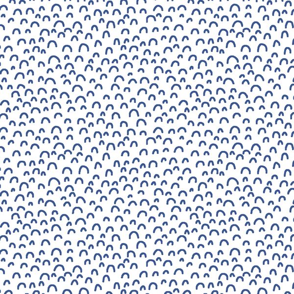 Doodle in Blue Jay on White