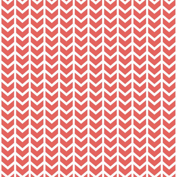 Broken Chevron in Salmon
