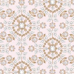 Jeweled Snowflakes in Sugar Pink