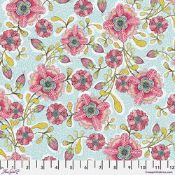 Large Happy Blossom in Blue