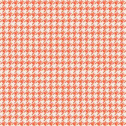 Striped Houndstooth in Rouge Red