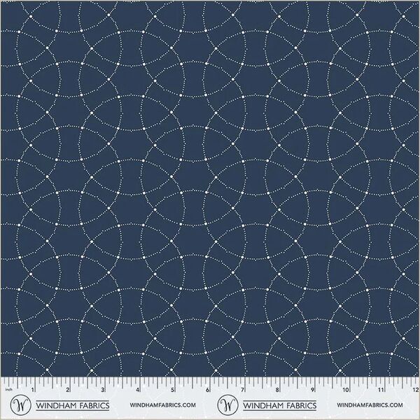 Intersecting Circles in Navy