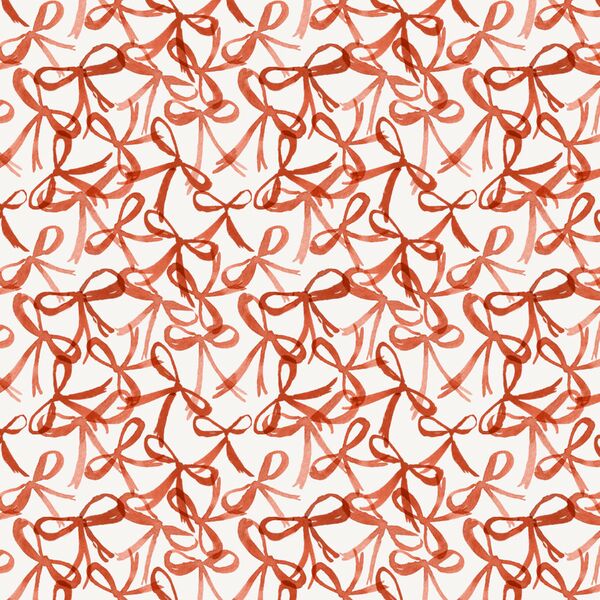 Ribbon Bows in Cardinal on Alpine