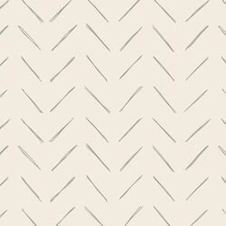 Chevron in Sage Green on Egret