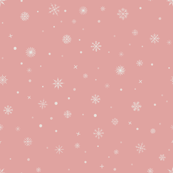 Snowflakes in Quartz Pink