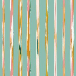 Vintage Stripe in Aqua Glass