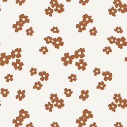 Large Fleur-fetti in Cocoa Brown