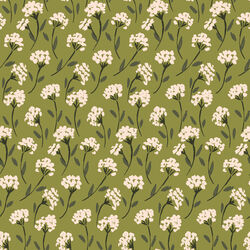Painted Flower Bunch in Green