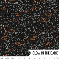 Halloween in Icons Black Glow in the Dark