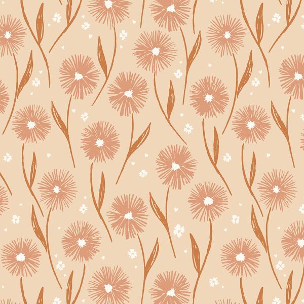 Fall Daisies in Oak