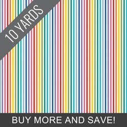 1/8" Stripe in Rainbow - 10 Yard Bolt