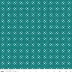 Swiss Dot in Teal